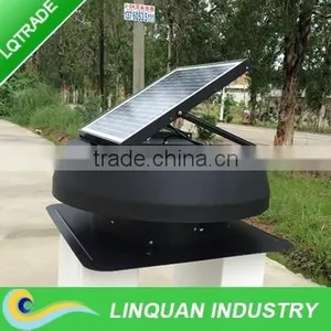 12W 12inch Solar Powered Roof Ventilators,solar Panel Adjustable thumbnail-1