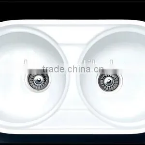 Modified Acrylic Kitchen Sink With Double Drain Board Sink,acrylic Resin Stone Kitchen Sink,artificial Stone Bowl Kitchen Sink thumbnail-5
