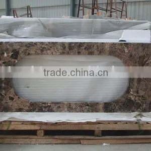 Dark Emperador Bath Tub Cover thumbnail-1