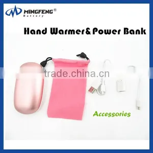 2016 Hot Selling 3500mAh Battery Charger For Mobile Phone Portable Hand Warmer Power Bank thumbnail-2