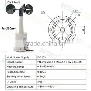 Best Selling Hot Chinese Products Wind Speed and Anemometer Sensor for Cranes thumbnail-5