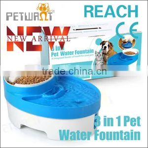 3 in 1 Cheap Drinking Water Automatic Pet Water Feeder Cat Pet Water Fountain thumbnail-1