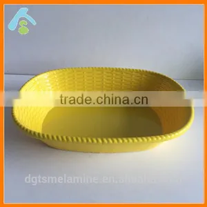 Wholesale Rectangle Melamine Vegetable Basket in Assorted Colors thumbnail-3