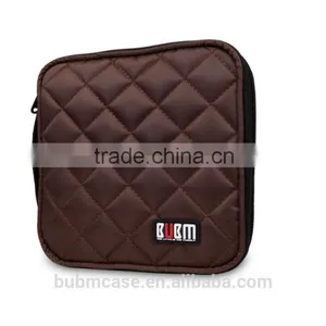 Fashion Coffee 32 Capacity PVC Fabric DVD Case CD Holder Personalized cd Case Multi Disc Dvd Cases thumbnail-1