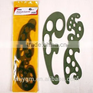 Plastic French Curve Ruler Set/plastic Stencil thumbnail-1