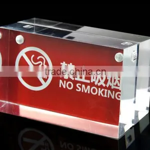 no Smoking Acrylic Sign Display thumbnail-1