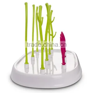 Free Sample Kids Bottle Drying Rack Water Bottle Drying Shelf With Holder thumbnail-5