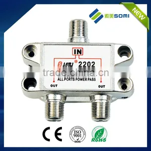 Factory Price SOMI 5-2400MHz 2 Way Satellite Signal Splitter thumbnail-1