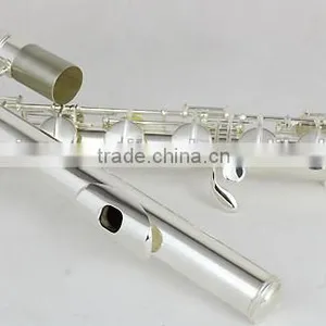 Bass Flute Silver Plated C Key Offset G Key thumbnail-5