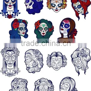 Food-grade Package Skull Tribal Non-toxic Small Tattoo for Promotion thumbnail-3