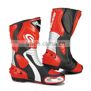 Multi-use, Racing Motorcycle Red Boots thumbnail-1