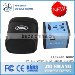 Promotional International Power Travel Adaptor With Usb Port Electric Travel Adapter thumbnail-1