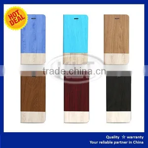 Newest Design Wooden Mobile Phone Leather Case for Asus K004 Leather Stand Case thumbnail-5