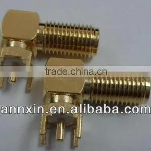 SMA Female Right Angle rf Connector for PCB thumbnail-1