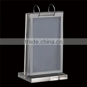 A5 Acrylic Menu Sheet With Loose-leaf Design thumbnail-1