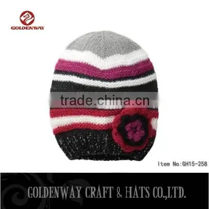 Wholesale Winter Beanies, Pom Pom Beanie Hats Wholesale, Custom Knit Acrylic Beanie thumbnail-1