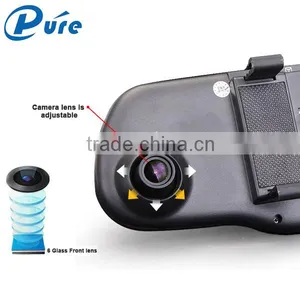 Newest 5.0 Inch Car DVR Dash Camera 1080 Dual Camera Black Box Car DVR Camera With Wifi/FM/Bluetooth Speaker thumbnail-5