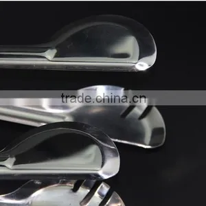 Steak Grip Kitchen Food Vegetable Spring Clip Clamp Stainless Steel BBQ Tongs thumbnail-2