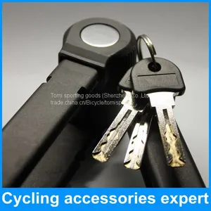 High Security Mountain Motorcycle Bicycle Bike Folding Lock thumbnail-4