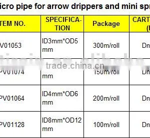 PVC Micro Pipe for Arrow Drippers and Mini Sprinklers thumbnail-4