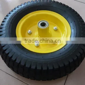 13'' Rubber Wheel Pneumatic Tyre Garden Cart Wheel 5.00-6 thumbnail-5