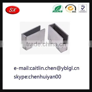 90 Degree Square Shape Stainless Steel Window Glass Bracket Clamp Clips thumbnail-3