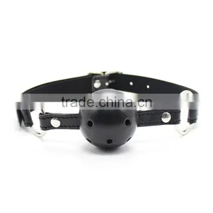 PLASTIC MOUTH GAG WITH LEATHER STRAP SEX TOYS MOUTH GAG SEX BONDAGE MOUTH GAG SEX TOYS WHOLESALE MOUTH GAG thumbnail-3