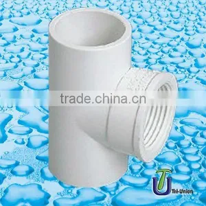UPVC Female Tees DIN PN16 PVC Female Tee thumbnail-1