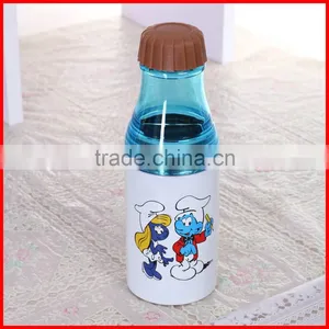 Novety 2017 New Design Kids Stainless Steel Cup With Plastic Cap Cartoon Water Bottle thumbnail-2