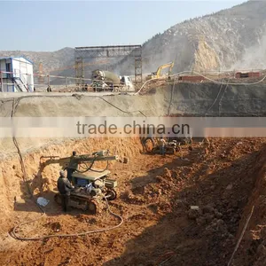 30m Easy Operating Heavy Duty Portable/Mobile D100YA2 Drilling Rig For Sale thumbnail-6