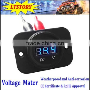 Auto Voltmeter Voltage Gauge Tester Volt Meter thumbnail-1