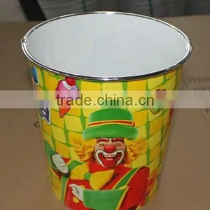 PP Material Home Use Colorful Cartoon Waste Bin thumbnail-6