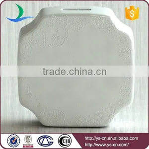 Factory Wholesale White Ceramic Piggy Banks For Kids thumbnail-1