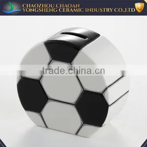 Cute Money Box Ceramic Football for Gifts thumbnail-1