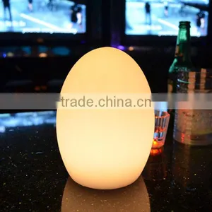 Egg Shape Rechargeable Battery LED Table Lamp thumbnail-2