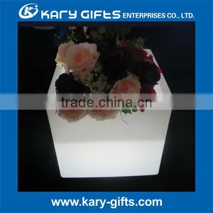 Waterproof LED Flower Pots Garden Set LED Flower Planter With Plastic Casing thumbnail-2