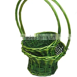 Cheap Round Fruit Wicker Basket Gift Basket thumbnail-1