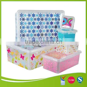 OEM Factory High Quality IML Imprint Clear pp Plastic Storage Box thumbnail-4