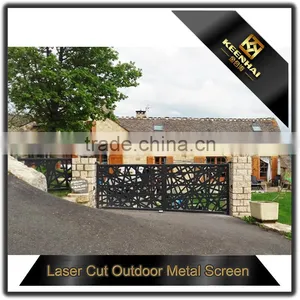 Architectural Aluminum Decorative Indoor Curved Metal Garden Fencing thumbnail-3
