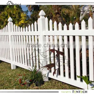 Hot Sale High Quality Plastic/vinyl/pvc White Picket Fence Panels Factory thumbnail-1