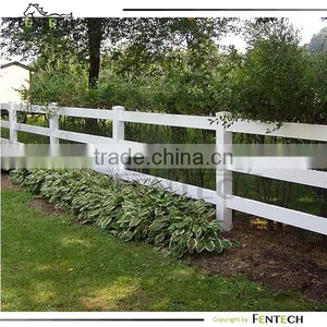 2-Rail / 3-Rail / 4-Rail Vinyl Farm PVC Fenceing thumbnail-1