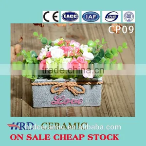 Factory Wholesale Cement Decorative Garden Plant Pots Indoor thumbnail-1