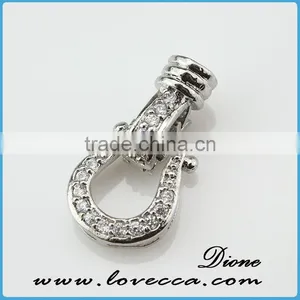 Sell Letter S Copper Pendant Jewelry With Silver Color Micropave Setting Pendant for Factory Price thumbnail-6