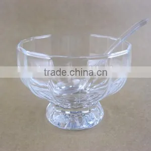 Glass Candy Bowl Round Glass Bowl Vase thumbnail-2