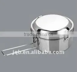 Stainless Steel Round Lunch Box thumbnail-1