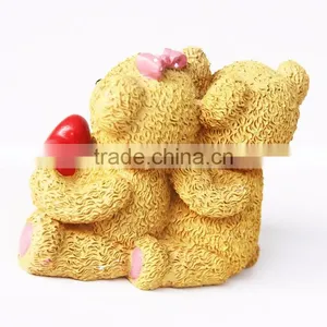 Custom Wedding Souvenirs Small Lovely Bear Figurine thumbnail-4