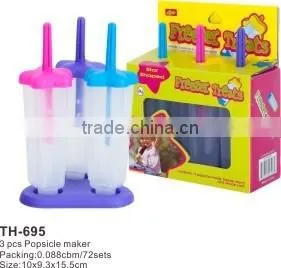 3pcs Popsicle Maker Plastic Ice Cream Mould thumbnail-1