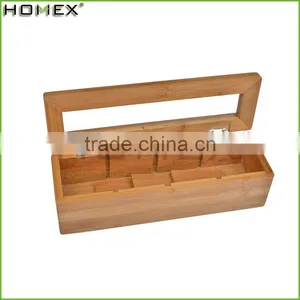 Tea Box Packaging, Bamboo Tea Box Wooden, Tea Bag Box/Homex_Factory thumbnail-1