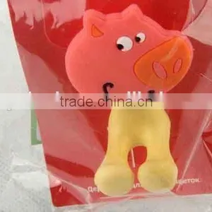 Sucker Type Pig Shaped Plastic Bathroom Accessories/toothbrush Holder thumbnail-2