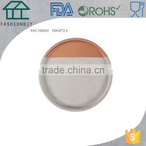 Gold Round Concrete Tray for Fruit/pen/jewelry thumbnail-2
